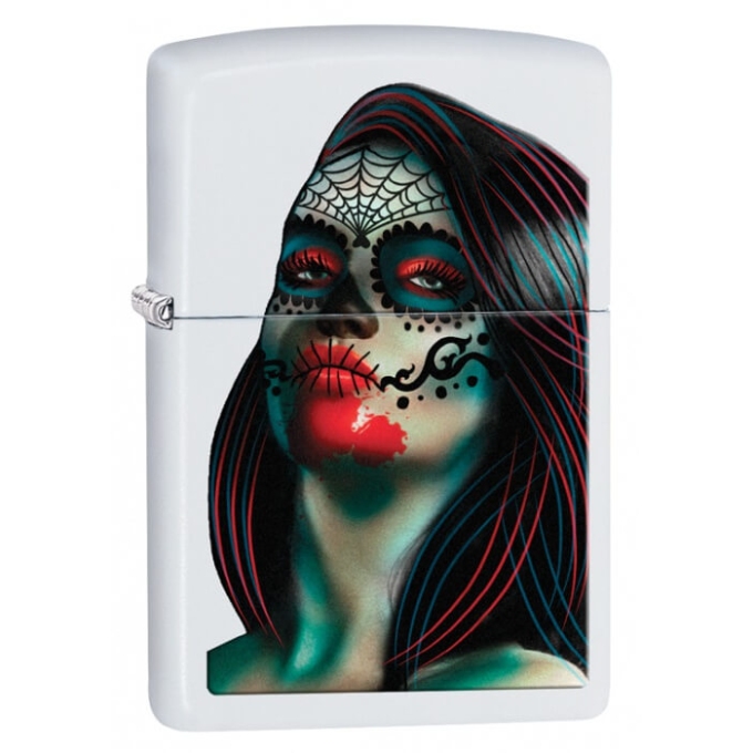 Zippo zapalovač 26010 Day of the Dead Lady Tattoo