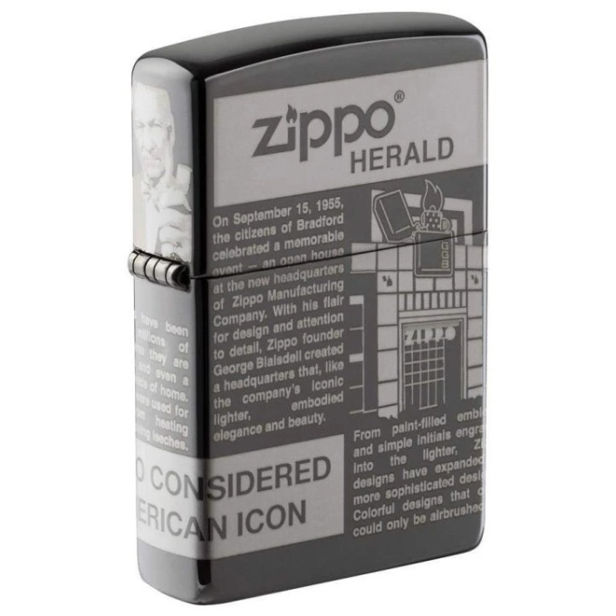 Zippo zapalovač 25528 Zippo Newsprint Design