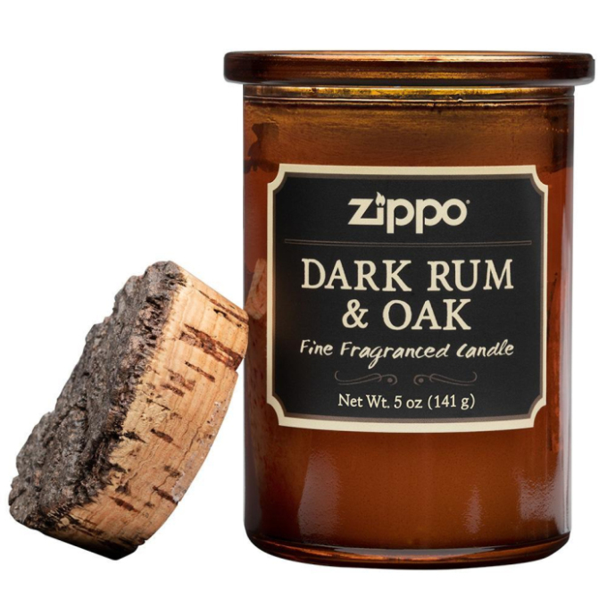 Zippo 47050B svíčka Dark Rum & Oak