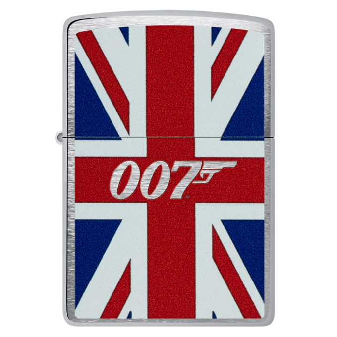Zippo zapalovač 21978 James Bond Union Jack Design