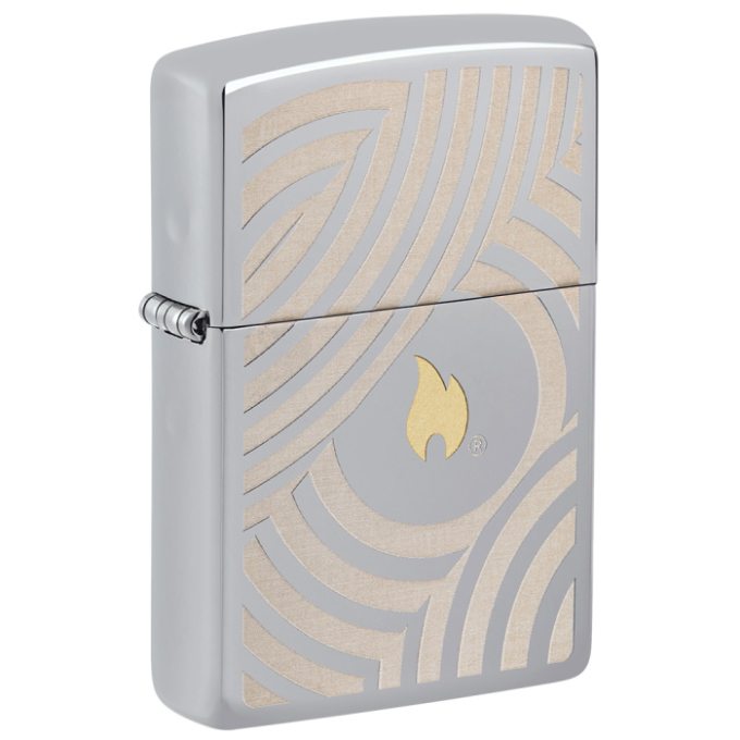 Zippo zapalovač 22112 Flame and Circles Design