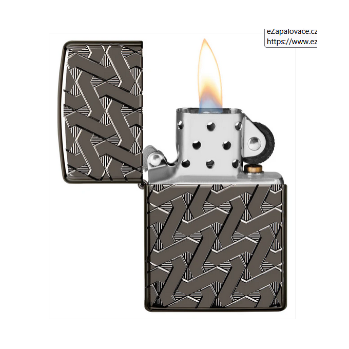 Zippo zapalovač 25704 Armor® Geometric Weave Design