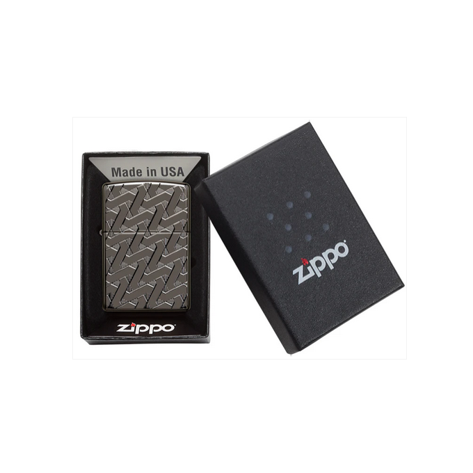 Zippo zapalovač 25704 Armor® Geometric Weave Design