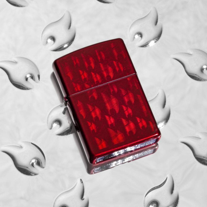 Zippo zapalovač 26851 Iced Zippo Flame Design
