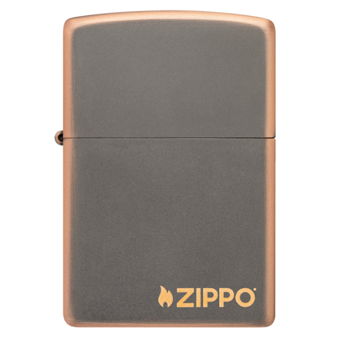 Zippo zapalovač 27005 Rustic Bronze Zippo Logo