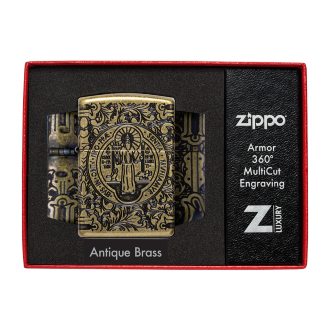 Zippo zapalovač 29058 St. Benedict Design