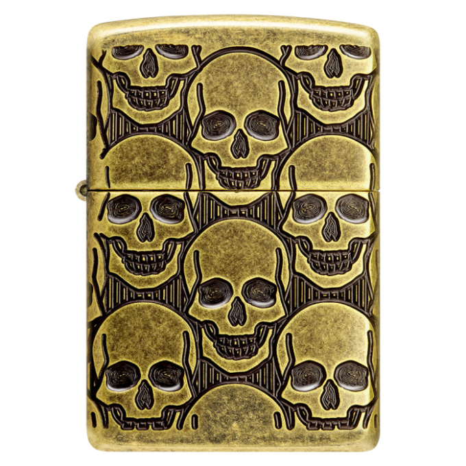 Zippo zapalovač 29061 Armor Cackling Cranium Design