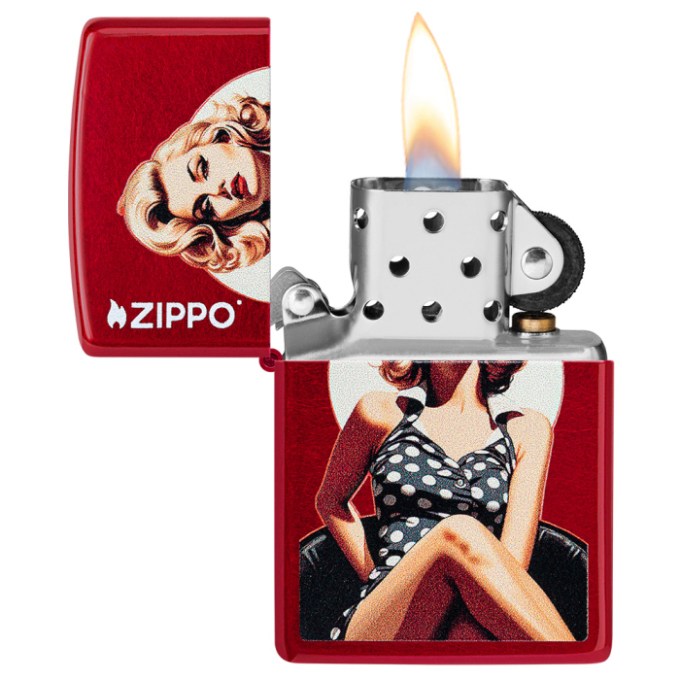 Zippo zapalovač 66056 Vintage Pinup Design