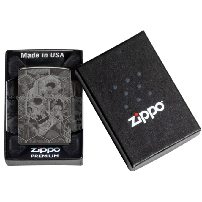 Zippo zapalovač 66067 Psychedelic Skull