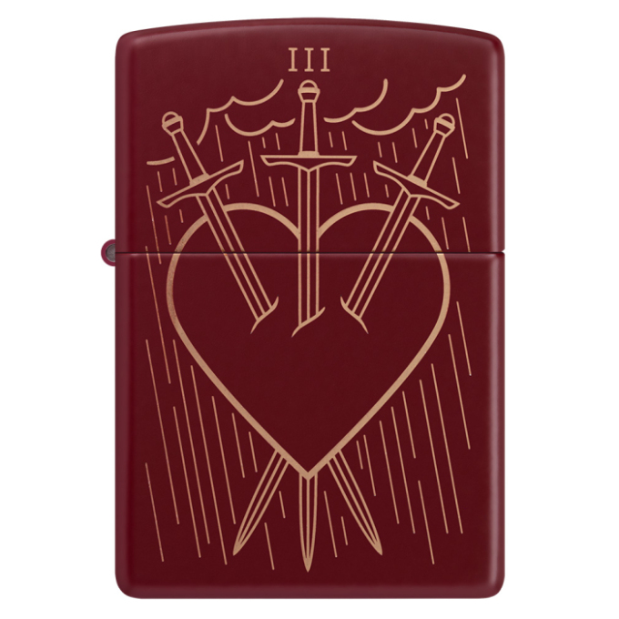 Zippo zapalovač 66087 Three of Swords Design