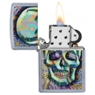 Zippo zapalovač 25565 Geometric Skull