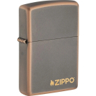 Zippo zapalovač 27005 Rustic Bronze Zippo Logo