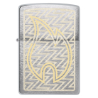 Zippo zapalovač 21967 Tread Flame Design