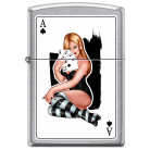 Zippo zapalovač 25973 Girl with Ace Card