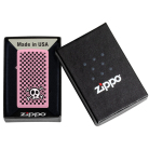 Zippo zapalovač 26164 Checkered Skull Design