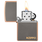 Zippo zapalovač 27005 Rustic Bronze Zippo Logo