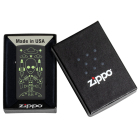 Zippo zapalovač 66071 Slim Alien Invasion Design