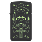 Zippo zapalovač 66071 Slim Alien Invasion Design
