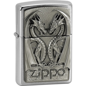 Zippo zapalovač 21661 Twins Dragon Heart Emblem