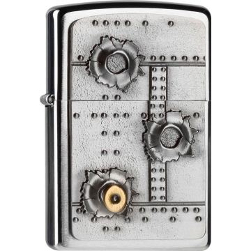 Zippo zapalovač 21805 3D Bullet Holes