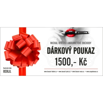 Dárkový poukaz na 1500,- Kč