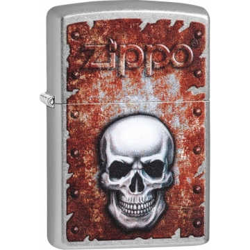 Zippo zapalovač 25512 Rusted Skull Design