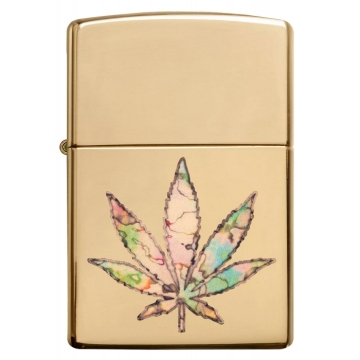 Zippo zapalovač 24204 Pot Leaf Fusion Design