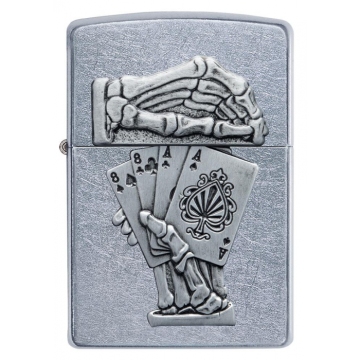 Zippo zapalovač 25633 Dead Mans Hand Emblem Design