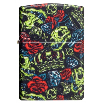 Zippo zapalovač 26994 Skull Crown Design