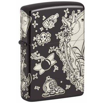Zippo zapalovač 26142 Pirates Treasure Design