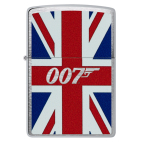 Zippo zapalovač 21978 James Bond Union Jack Design