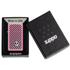 Zippo zapalovač 26164 Checkered Skull Design