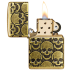 Zippo zapalovač 29061 Armor Cackling Cranium Design