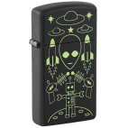 Zippo zapalovač 66071 Slim Alien Invasion Design