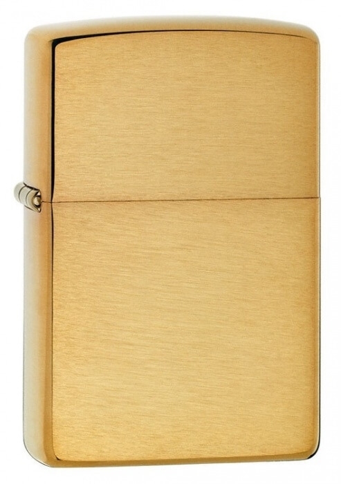 Zippo zapalovač 23013 Brushed Brass