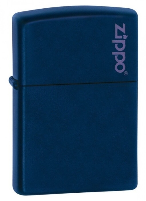 Zippo zapalovač 26098 Navy Matte w/Logo