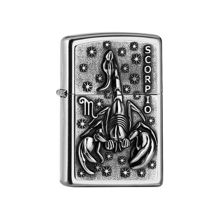 Zippo zapalovač 25546 Scorpio Zodiac Emblem