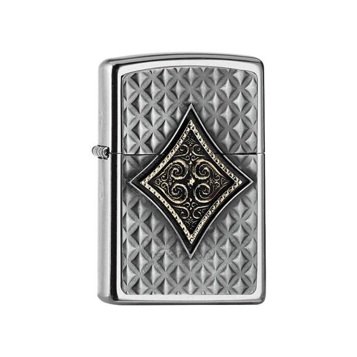 Zippo zapalovač 25543 Diamond Emblem 3D