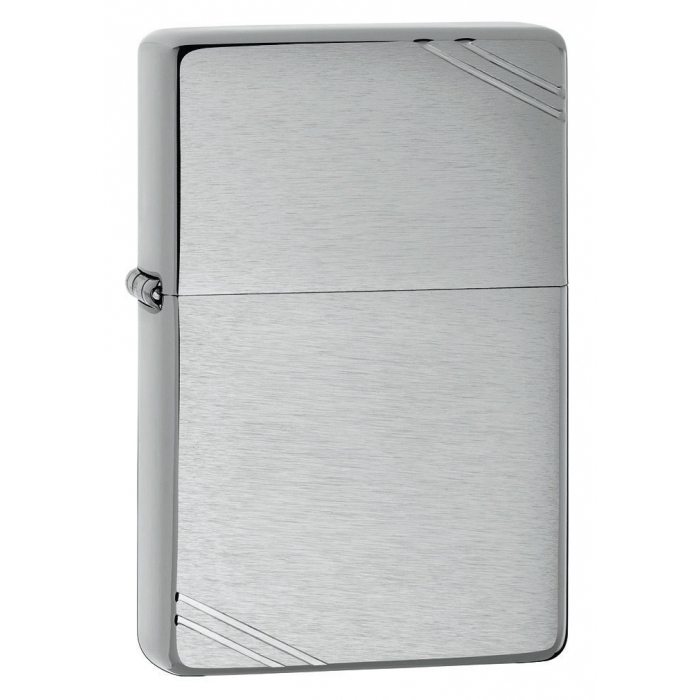 Zippo zapalovač 21018 Brushed Chrome Vintage