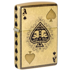 Zippo zapalovač 66025 Ace of Skulls Design